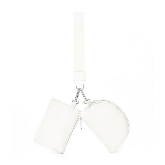 KeyChain Wallet Mini Zip Around Wristlet Wallet for Women Dual Pouch Wristlet Portable keychain wallet Coin Purse Mini Women Coin Pocket