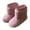 Pink-06, variant on Winter Fleece-Lined Thickened Snow Boots - Warm Furry Boots with Soft Soles Cozy Ankle Boot for Everyday Outdoor Wear