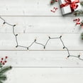 thumbnail image 2 of Northlight LED C6 Faceted Christmas Lights - Warm White  - 15.75’ Green Wire  - 50ct, 2 of 6