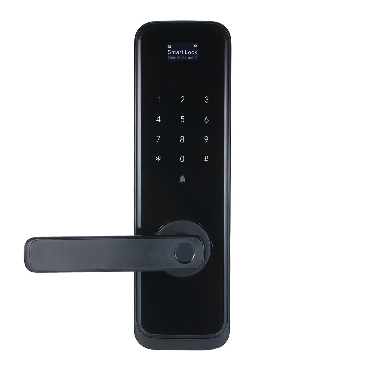 Smart Electronic Door Lock Sensor peep Keypad Key Free Fingerprint