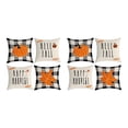 thumbnail image 4 of kurtrusly 4pack/lot Holiday Home With Easy-care Pillowcase Soft Cushion Cover Halloween-4 2Set, 4 of 6