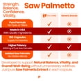 thumbnail image 4 of HealthFare Saw Palmetto for Men & Women | Extract 4000mg | 150 Vegan Capsules | Extra Strength Herbal Supplement | Supports Prostate, Urinary, Hair & DHT Balance | Non-GMO, Gluten-Free | Made in USA, 4 of 6