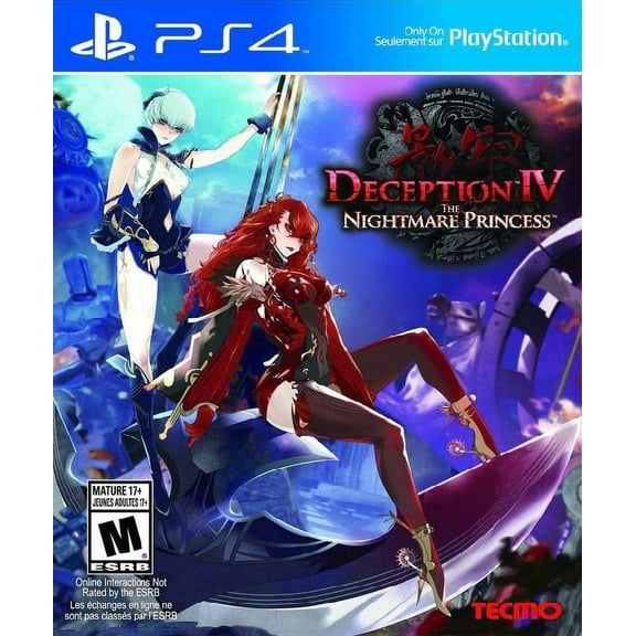 Restored Deception IV: The Nightmare Princess (Sony Playstation 4, 2015) RPG Game (Refurbished)