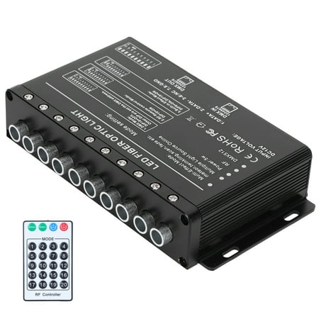 

LED Fiber Optic Light Fiber Optic Light Pure White Light 10-hole DC12V For Suspended Ceilings Screens Sky Screens Curtains