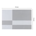thumbnail image 4 of Unique Bargains Set of 8 Placemats for Kitchen Table Decor Silver, 4 of 7