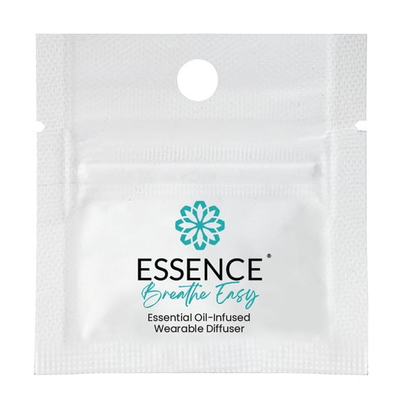 Essence Aromatherapy Nasal Diffuser Ring – Breathe Easy Essential Oil Blend – Personal Wearable Inhaler