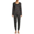 thumbnail image 3 of Secret Treasures Women's and Women's Plus Halloween Pajama Set, 2-Piece, 3 of 5