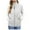 White, variant on Busydd Cotton Vest for Women Warm Comfy Sleeveless Puffer Vest Casual Fashion Solid Color Zipper Womens Vest with Pockets M