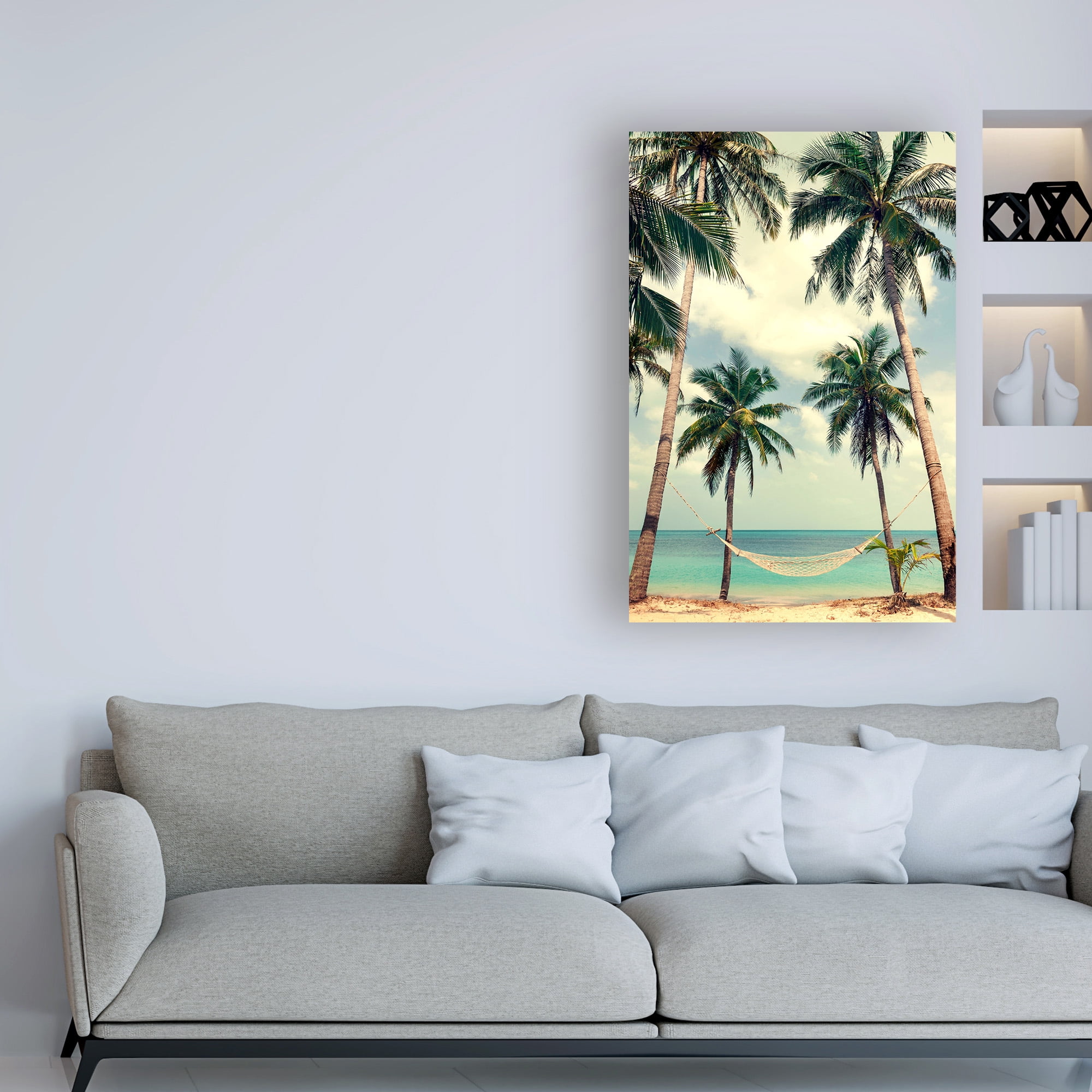 Trademark Fine Art 'Palm Sky 3 Fabrikken' Canvas Art by Design Fabrikken