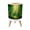 Color 4, variant on Small Trash Can with Lid Silhouette Bear Walking Forest Birds Sky Hunting Rustic 1.8 Gallon Dog Proof Trash Can Round Garbage Can Waste Bin Wastebasket for Bathroom Bedroom Living Room