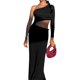 thumbnail image 2 of TRKIYQC Vestido Midi de un Hombro para Mujer, Vestido de Color Sólido con Recorte de Trenza de Manga Larga TRKIYQC moda, 2 of 9