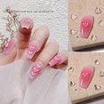 thumbnail image 4 of 3Pack Clear Heart Nail Art Charms, 3D Love Hearts Rhinestones Flat Jelly Resin Crystal Jewelry Diamonds for Acrylic Nail Supplies, Women Cra, 4 of 5
