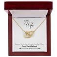 thumbnail image 5 of To My Wife Heart to Heart Inseparable Necklace, 5 of 20
