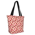 thumbnail image 3 of Kdxio Strawberries Women Reusable Grocery Bags Foldable Ripstop,Reusable Shopping Bags for Shopping,Gym,Gift, 3 of 8