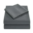 thumbnail image 6 of Microfiber Bed Sheet Set Hotel Style Deep Pocket，Cool & Breathable Bed Sheets Gray, 6 of 8