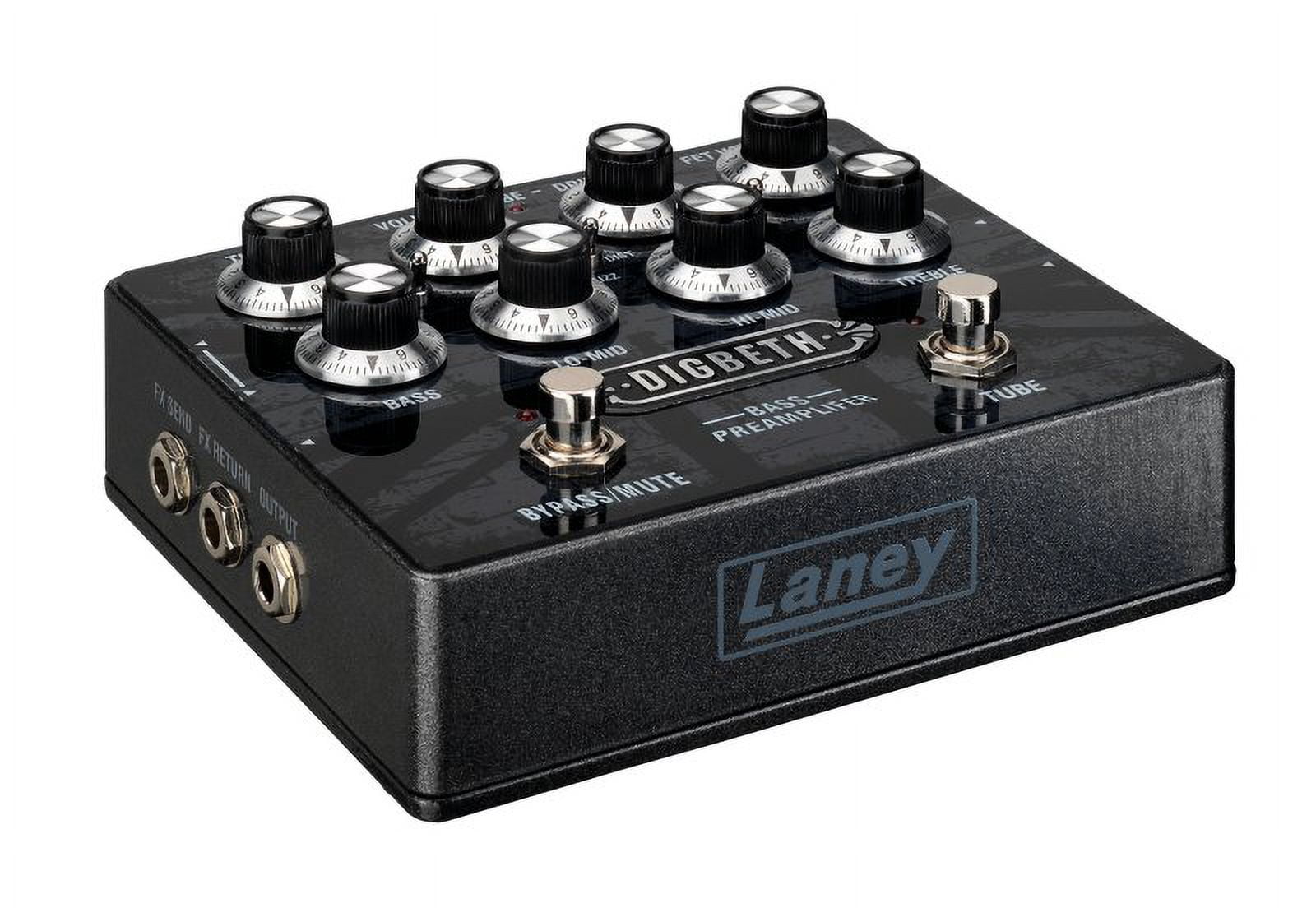 Laney Digbeth Series Bass Pre-Amp Effects Pedal Black