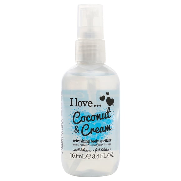 Aerosol Corporal Refrescante de Coco y Crema de I Love Cosmetics para Mujer - 100 Ml (3.4 oz)