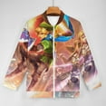 thumbnail image 3 of The Legend of Zelda Link's Awakening Fashion Jacket Mens Windbreaker Coat Lightweight Zipper Clothes Streetwear Bomber Outerwear Jackets, 3 of 7