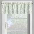 thumbnail image 2 of Ambesonne Nature Valance Pack of 2, Floral Fresh Plants, 54"X12", Green Cream, 2 of 5