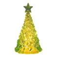 thumbnail image 5 of Color Changing LED Christmas Tree Night Light - 8 Inch Lighted Tabletop Decor with Glitter Acrylic Figurine, Battery Operated Mini Xmas Tree for Home, Bedroom, Holiday Party Decorations, 5 of 6