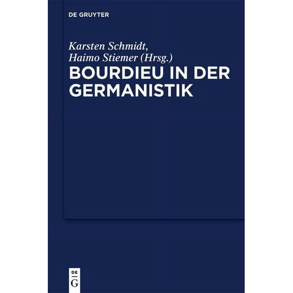 Bourdieu in der Germanistik, (Hardcover)