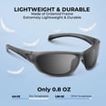 thumbnail image 4 of Gafas de Sol Deportivas Polarizadas KastKing Hiwassee para Hombre y Mujer, 4 of 7