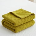 thumbnail image 3 of Djunllk Throw Blanket for Couch - Yellow Super Cozy Soft Blanket, Fluffy Throw Blanket All Year Round Home Decor Fuzzy Warm Gifts for Women 70.8" x 78.7", 3 of 9