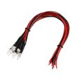 thumbnail image 1 of Unique Bargains 2mm Pre Wired LED Warm White - DC 6-12V Diffused Lights Emitting Diodes 20Pcs, 1 of 4