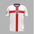 thumbnail image 2 of Nueva camiseta de fútbol, regalo para fanáticos masculinos y femeninos, camiseta ligera, transpirable, cómoda, de secado rápido, impresa en 3D, talla asiática, 2 of 4