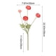 thumbnail image 3 of Ramo de rosas artificiales tallo floral sintético de 22,8" Arreglo floral de plástico Naranja, rojo, azul, rosa blanco • Decoración del hogar Jarrón de mesa para la boda, 3 of 6
