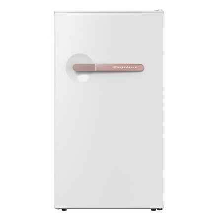 Frigidaire 3.2 Cu. ft. Retro Compact Refrigerator, Mini Fridge with Chiller Compartment, RG White