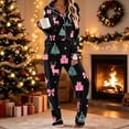 thumbnail image 5 of successthop Christmas Pjs Women Merry 2 Piece Tree Long Sleeve Party Reindeer Shirts Gifts Pants Holiday Loungewear, 5 of 6