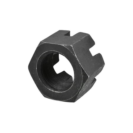 

Uxcell M30x1.5mm Hexagon Slotted Nut Grade 4.8 Carbon Steel Hex Castle Nuts Black