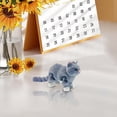 thumbnail image 4 of Llavero Gato Pelo Largo Azul | Articulaciones móviles | Colgante Fidget para Aliviar la Ansiedad y Reducir el Estrés | Material suave y duradero | Ligereza | Lindo diseño azul blanco | Para Adultos, 4 of 7
