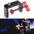 thumbnail image 2 of C Clamp with 1/4inch Thread Hole Heavy Duty Aluminum Clamps for Desktop Mount Holder LCD Monitors Desk, 2 of 8