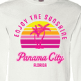 thumbnail image 4 of Inktastic Summer Enjoy the Sunshine Panama City Florida in Pink Long Sleeve T-Shirt, 4 of 5
