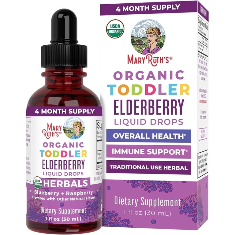 MaryRuth's Organic Elderberry Drops For Toddlers, Ages 1-3 photo 1