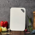 thumbnail image 3 of YiJuHui 1pcs Heavy Duty Plastic Cutting Board Reversible Dishwasher Safe Non Slip Kitchen Chopping Board with Juice Groove for Meat and Vegetables 29x19cm, 3 of 6