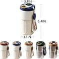 thumbnail image 7 of 450ml Smart Thermos Bottle with LED Temperature Display, Portable Reusable Stainless Steel Coffee Cup for Travel Car Office, Leak-Proof Lid, 7 of 7