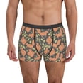 thumbnail image 2 of Goofa Squirrel And Nuts Printed Men's Boxer Briefs Underwear, Moisture-Wicking Underwear, Trunk,Soft and Breathable Cotton Underwear-Small, 2 of 9