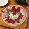 thumbnail image 2 of Christmas Placemats Set of 2 Heat Resistant Table Mats Holiday Dining Decor for Christmas Party Table Setting(D), 2 of 6
