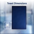 thumbnail image 4 of Juego de toallas con forma de dedo Creative Scents, azul, paquete de 4, 28 x 46 cm, 4 of 7
