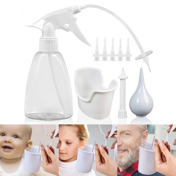 AMERTEER Ear Cleaner Tool Kit Wax Removal Ear Wax Removal Cleaner Tool to Remove Ear Blockage Ear Irrigation Device for Adults Kids