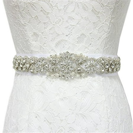 YZEO Sash Ivory ~New ,Crystal Wedding Belt, Wedding Sash, Bridal Belt, Bridal Sash, Dress Belt, Bridesmaid Belt, Champagne Crystal Sash, Custom