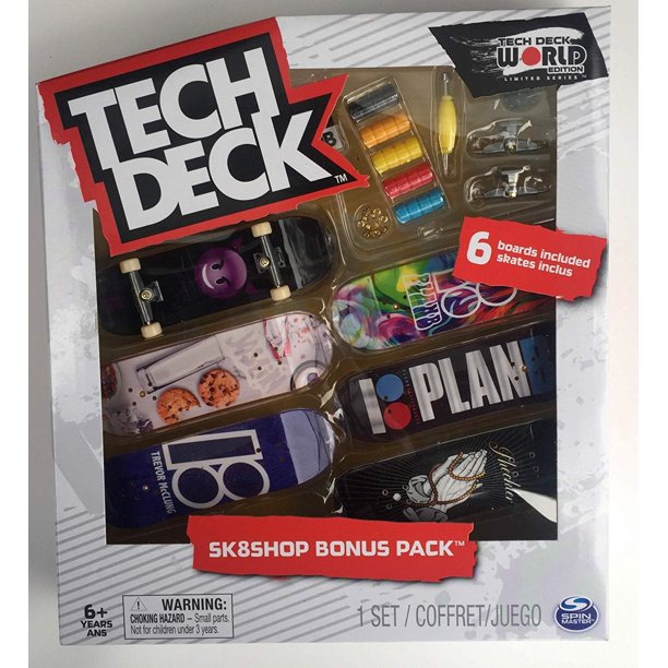 Finger Board Tech Deck Bonus Pack World Edition Limited Series
