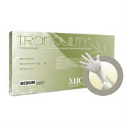 MICROFLEX TQ-601-S Disposable Gloves, Nitrile, Powder Free, White, S, 100 PK