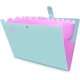 thumbnail image 1 of Carpeta clasificadora con refuerzo para almacenamiento de documentos A4 Carpeta de archivos expandible Bolsillo expandible Organizador de documentos impermeable Organizador de archivos con 12 comparti, 1 of 4