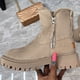 thumbnail image 5 of Zapatos de mujer grandes, de invierno, nuevos, cálidos, con cremallera, botas de nieve, zapatillas para correr, botas vaqueras., 5 of 6