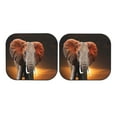 thumbnail image 7 of Haiem Elephant Sunset In Kenya Windshield Sun Shade: Universal Foldable 2-Piece Car Front Window Sunshade - Blocks Uv Rays, And Reduces Heat,Essential Car Accessory Small, 7 of 7
