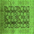thumbnail image 1 of Ahgly Company Indoor Square Oriental Green Industrial Area Rugs, 3' Square, 1 of 4